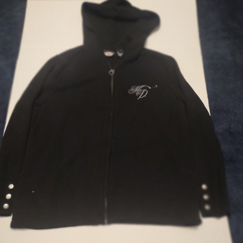 Harley-Davidson Black Tee with Embroidered Logo